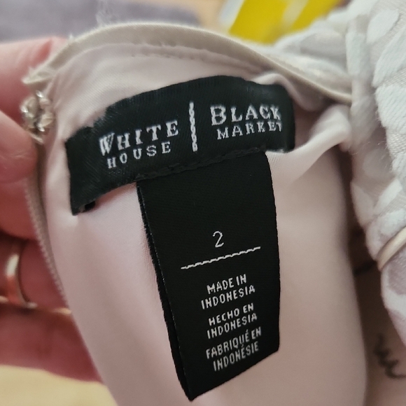 Elegant Cream Peplum Skirt Suit - Picture 3 of 16